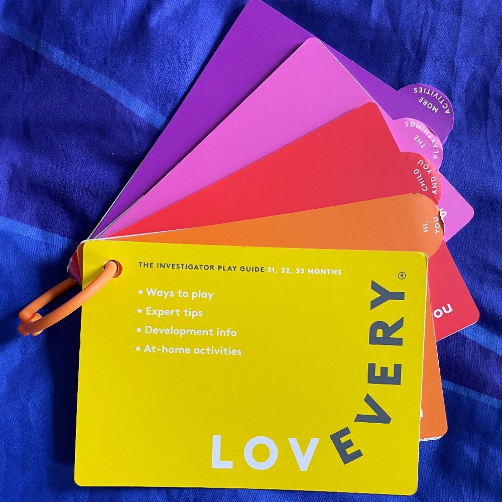 Lovevery Play Guide, The Investigator Play Kit, 31, 32, & 33 Months
